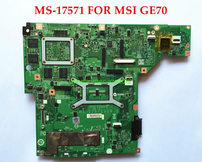 MSI GE70 Intel motherboard DDR3 MS17571 MS-17571 VER:1.1